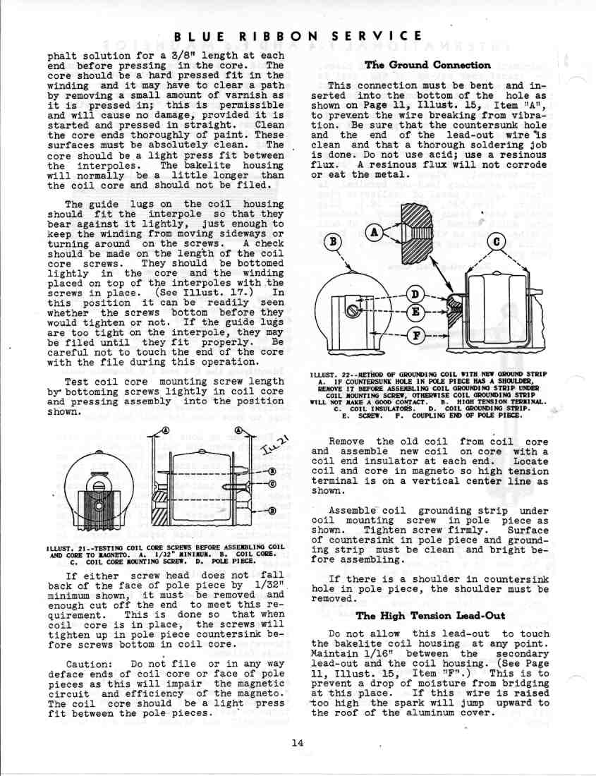 GSS-5035 Service Manual Magnetos